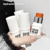 Hand holding cosmetic products with 'GEGE BEAR' branding.