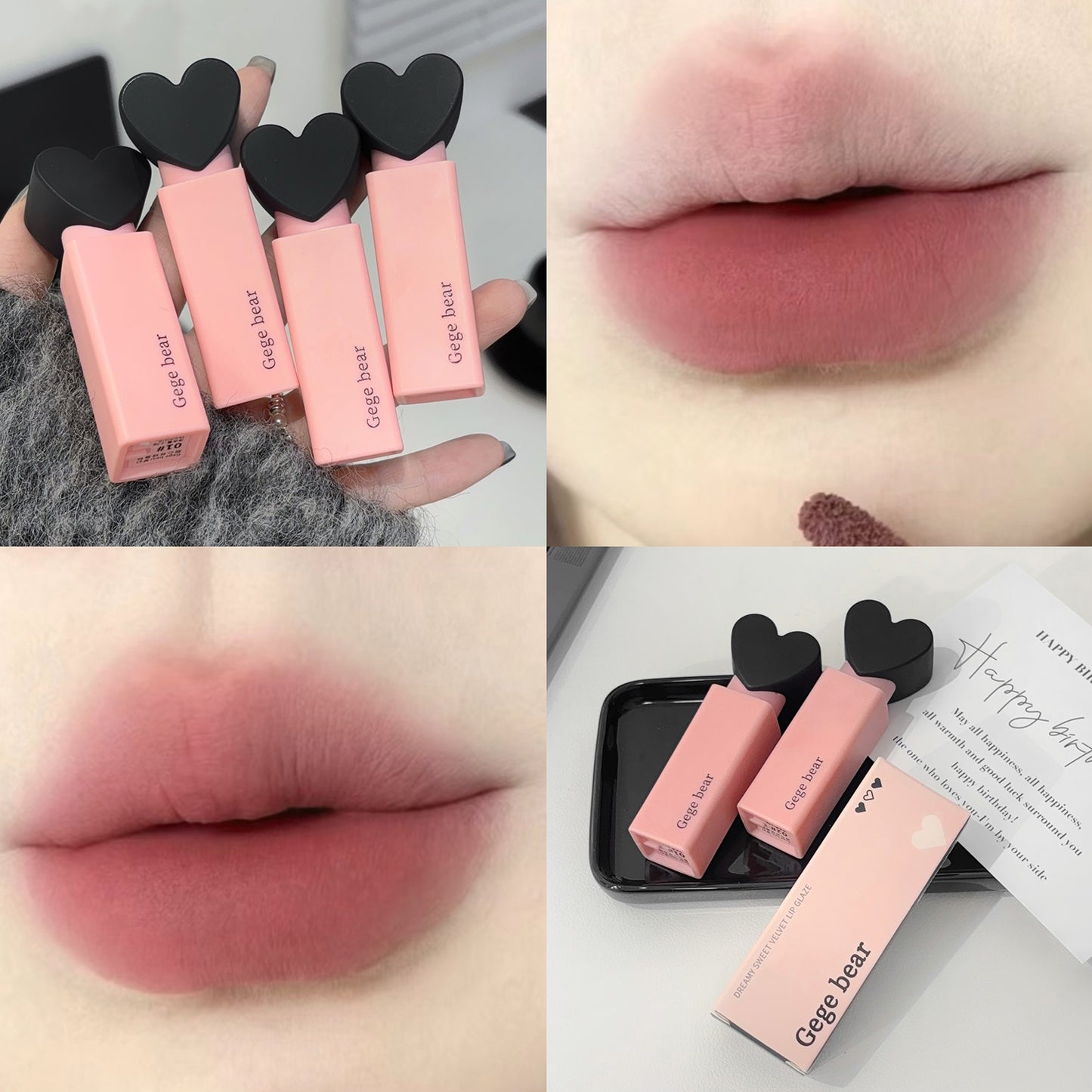 Gege Bear Dreamy-Sweet Velvet Lip Glaze
