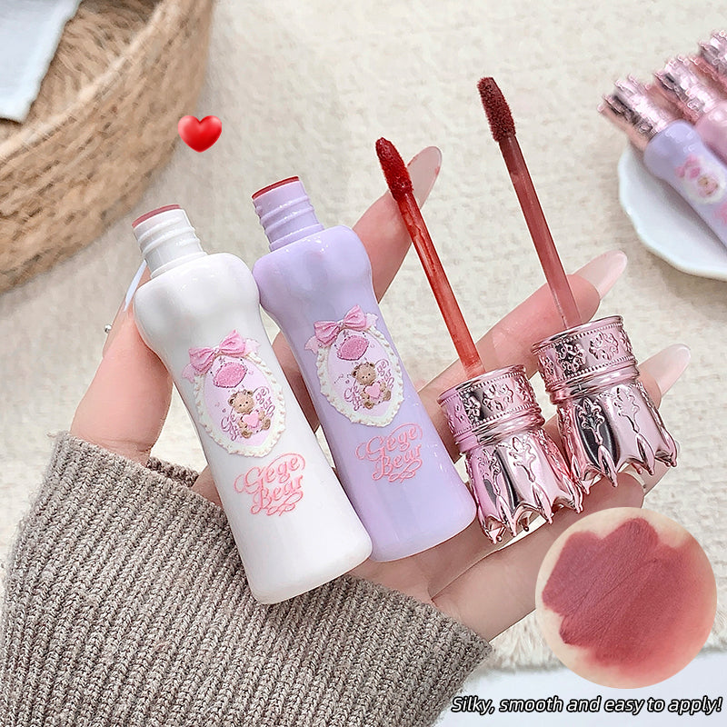 Gege Bear Crown Mirror Lip Mud