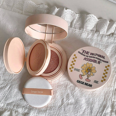 Gege Bear Natural Concealer Air Cushion & Pressed Powder Set