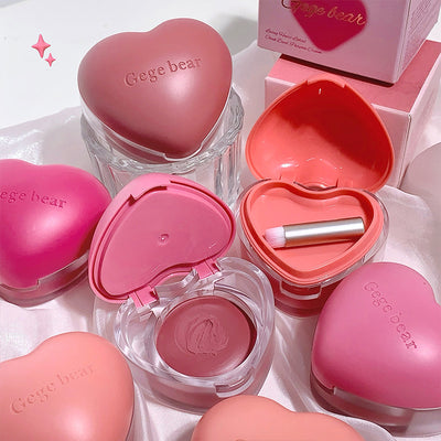 Gege Bear Heart Cream Lip & Cheek Blush