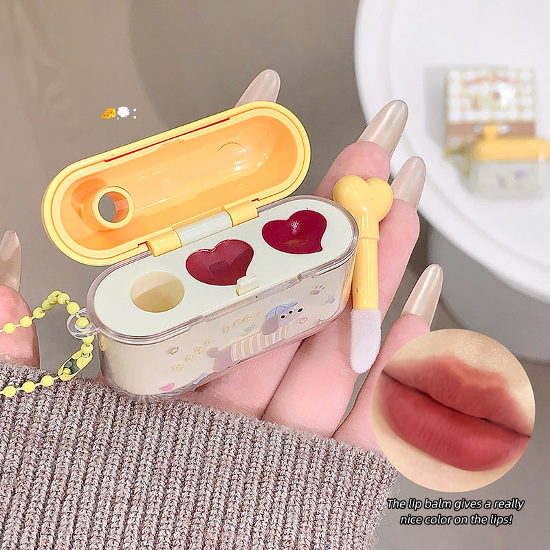 Gege Bear Pout & Glow Double Blend Lip Cream
