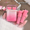 Gege Bear Heart Water-Light Velvet Fog Lip Glaze Set
