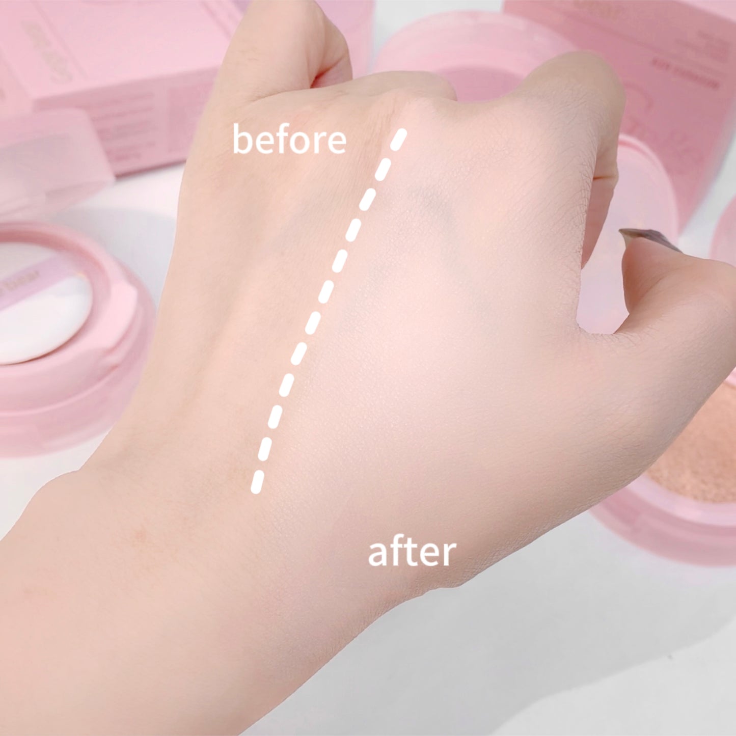 Gege Bear Double Layer Air Cushion & Setting Powder