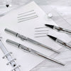 Eyebrow pencils with 'GEGE BEAR' branding on a white surface