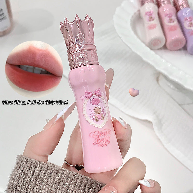 Gege Bear Crown Mirror Lip Mud