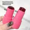Two pink containers with red paste, labeled 'Correct' and 'Mistake', held by a hand.