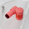 Pink lip balm with 'Bear' text on a white background