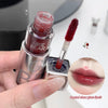 Lipstick with applicator and close-up of lips wearing the lipstick, brand 'GEGE BEAR' visible.