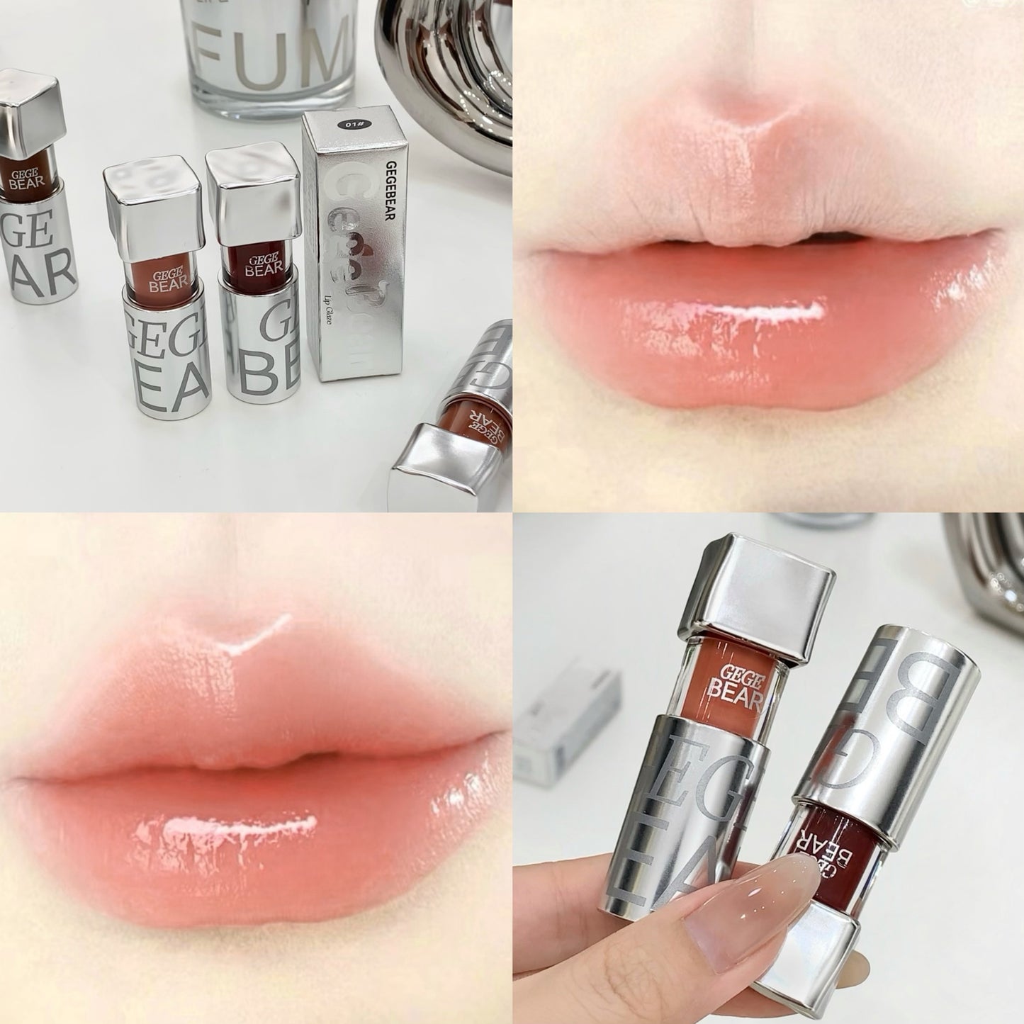 Gege Bear Lightweight Mirror Water Gloss Lip Glaze