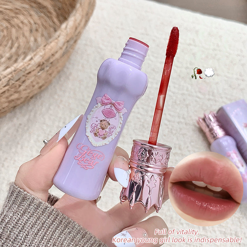 Gege Bear Crown Mirror Lip Mud