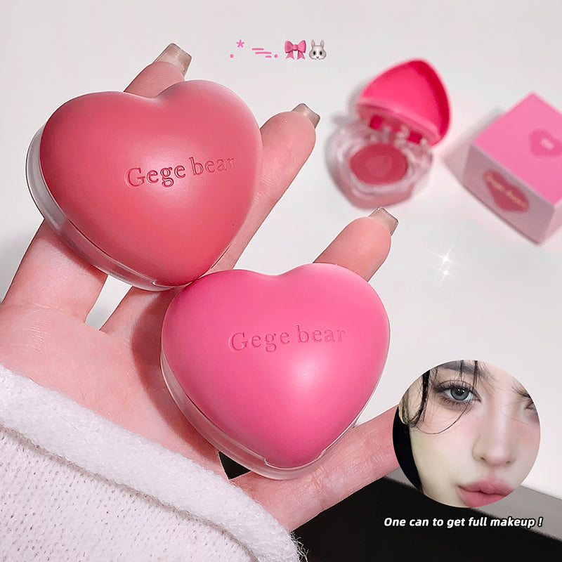 Gege Bear Heart Cream Lip & Cheek Blush
