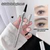 Eyebrow pen with before and after images of eyebrows, suitable for beginners.