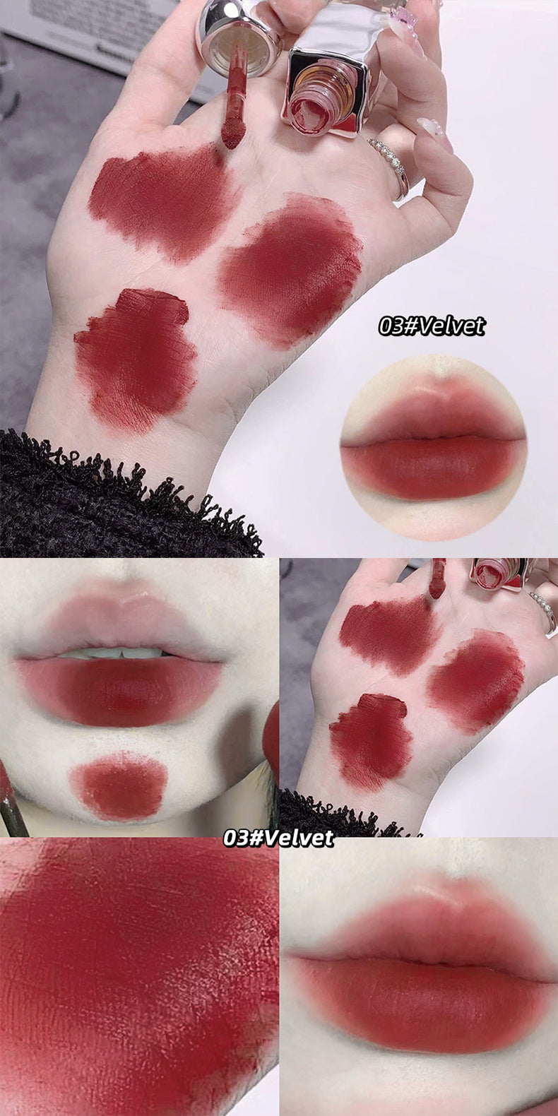 Gege Bear Soft Nude Mist Velvet Lip Glaze