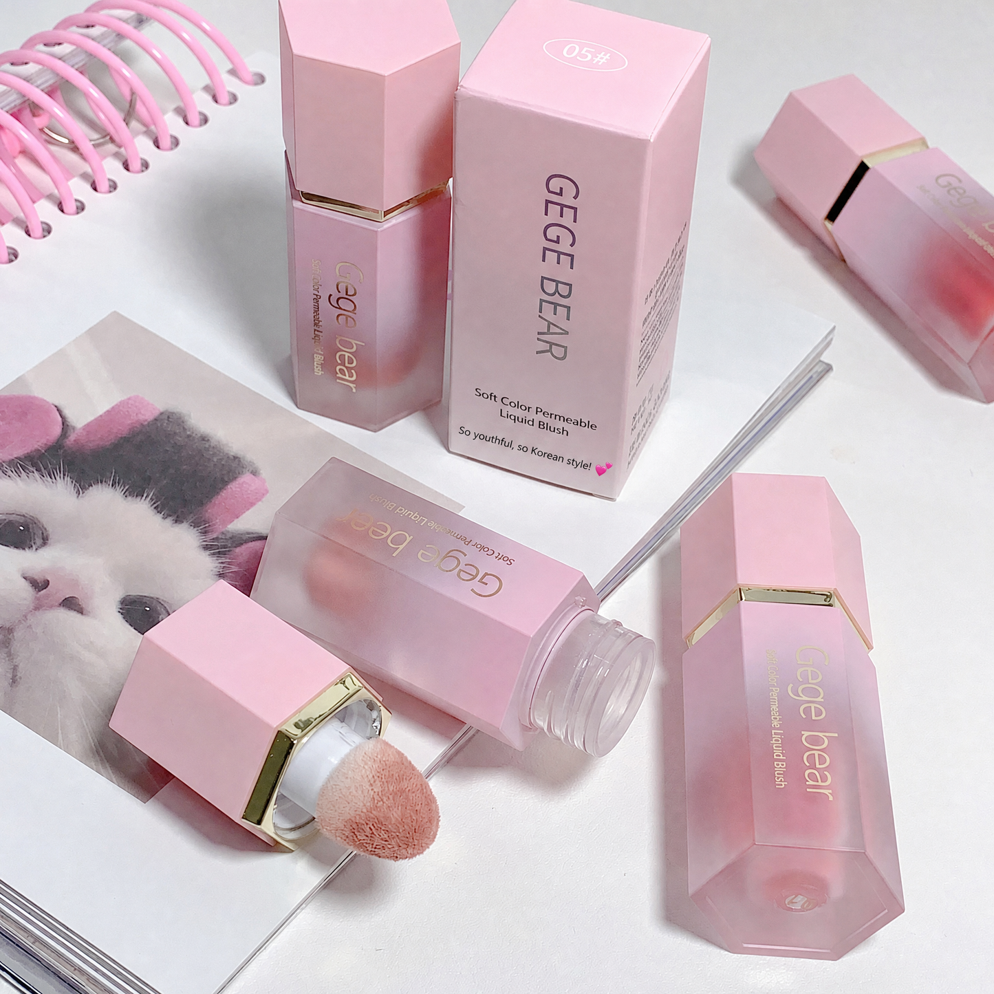 Gege Bear Soft Color Liquid Blush