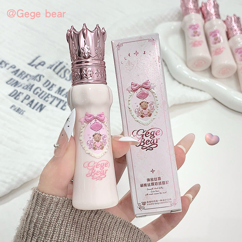 Gege Bear Crown Mirror Lip Mud