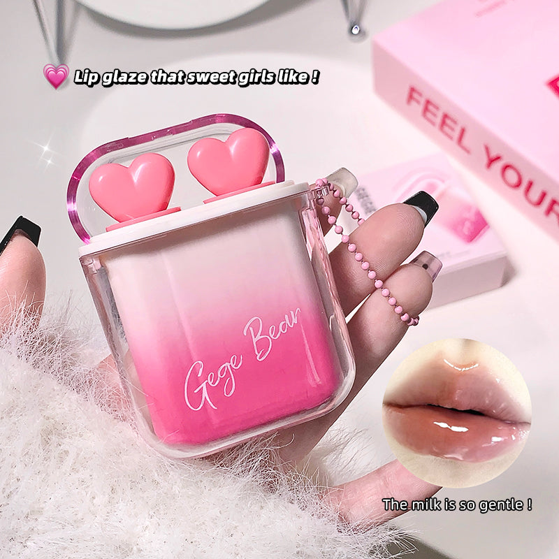 Gege Bear Heart Water-Light Velvet Fog Lip Glaze Set