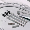GEGE BEAR eye pencil set on a decorative tray