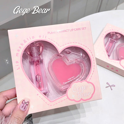 Gege Bear Plant Extract Lip Care Set