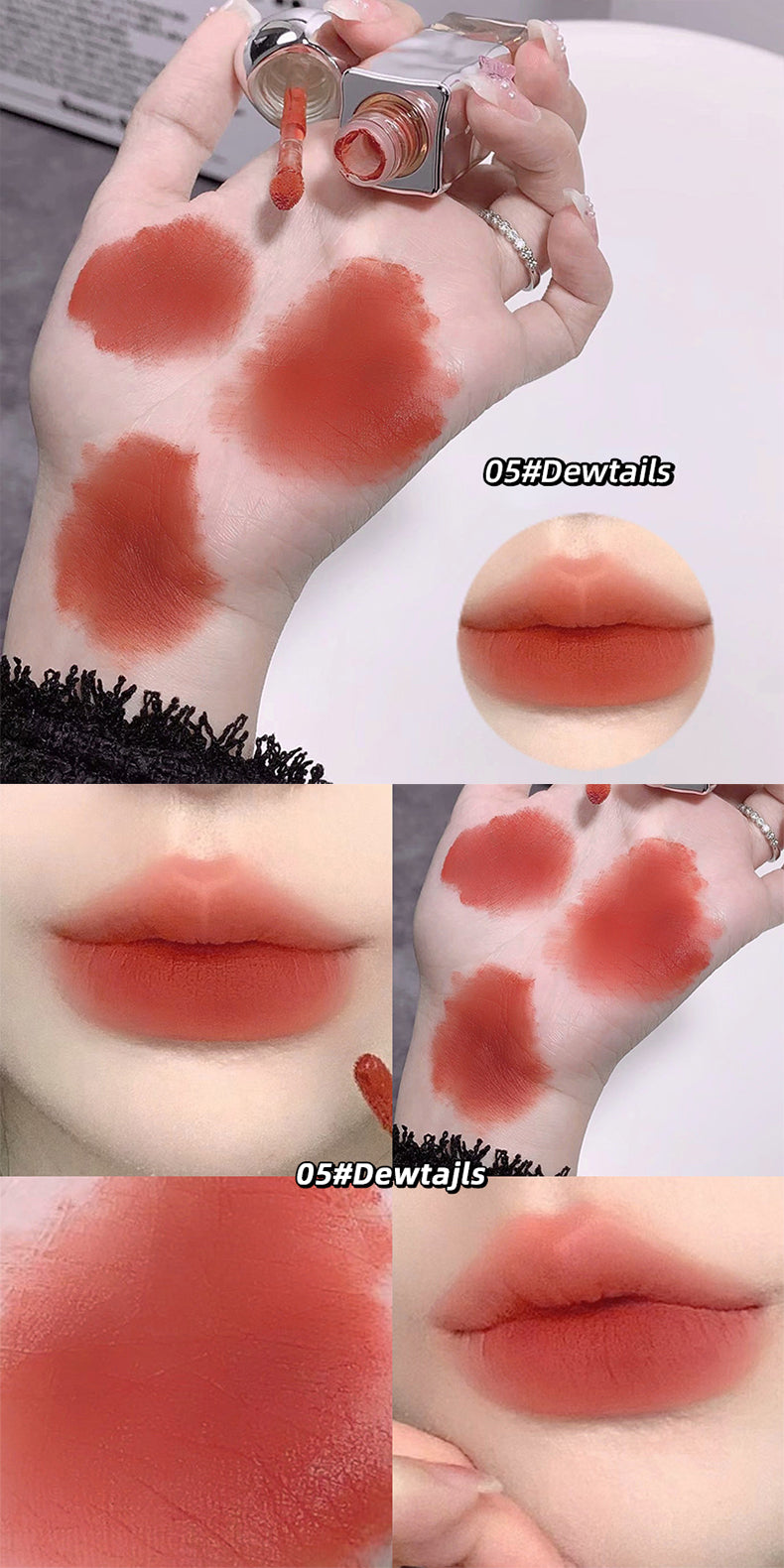 Gege Bear Soft Nude Mist Velvet Lip Glaze