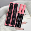 Pink and black makeup products with 'Gage bear' packaging held by a hand.