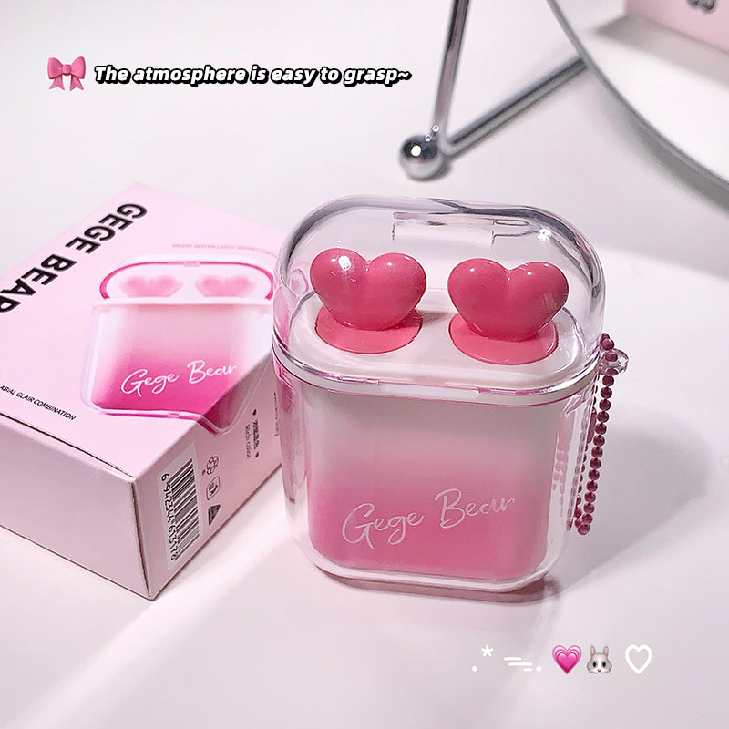 Gege Bear Heart Water-Light Velvet Fog Lip Glaze Set
