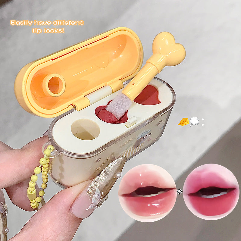 Gege Bear Pout & Glow Double Blend Lip Cream