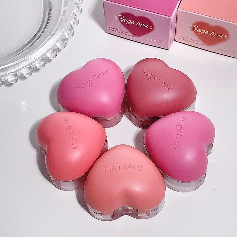 Gege Bear Heart Cream Lip & Cheek Blush