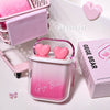 Gege Bear Heart Water-Light Velvet Fog Lip Glaze Set