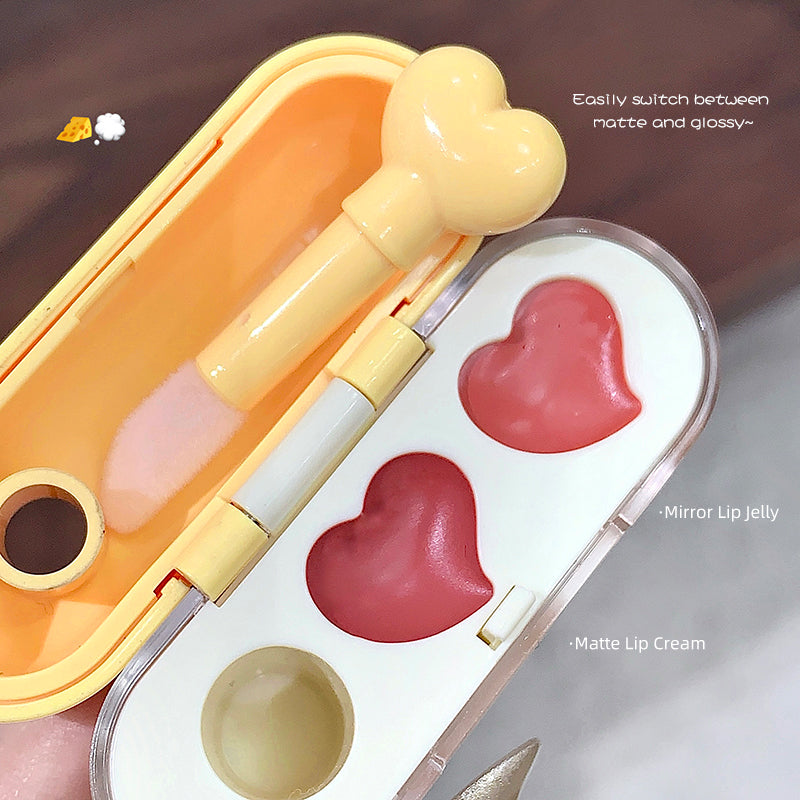 Gege Bear Pout & Glow Double Blend Lip Cream