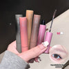 Hand holding GEGE BEAR eyebrow products with close-up of an eye and text 'Very suitable for shallow eyebrows'.