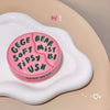 Pink and white container with 'GEGE BEAR' branding on a beige background
