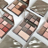 Makeup eyeshadow palettes with 'Gigi' branding on a white background