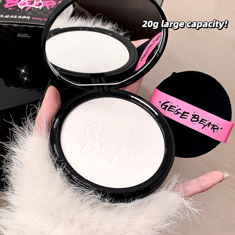 Compact powder with 'GEGE BEAR' branding and '20g large capacity!' text.