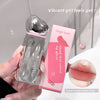 Product packaging with 'Geege bear' branding, including a clear device and pink box, on a neutral background.