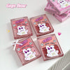 Pink packaging with cartoon bear design and 'Gege Bear' branding on a white background