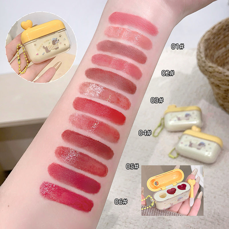 Gege Bear Pout & Glow Double Blend Lip Cream