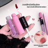 Lip gloss with applicator and GEGE BEAR branding on a white background