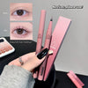 Pink eye makeup products with 'Exquisite eye makeup!' text and 'Novices, please use!' warning.