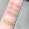 Color swatches on a person's arm with labeled shades.