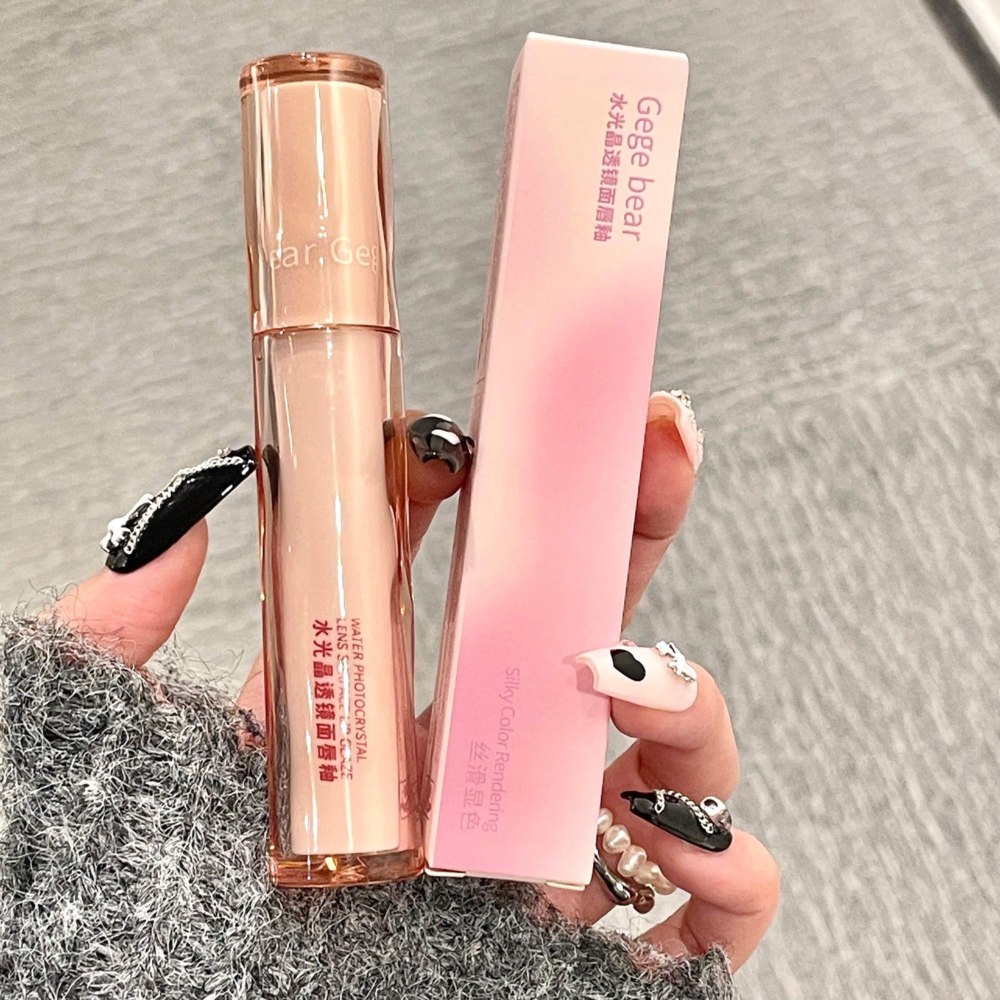 Gege Bear Water Photocrystal Lens Lip Glaze