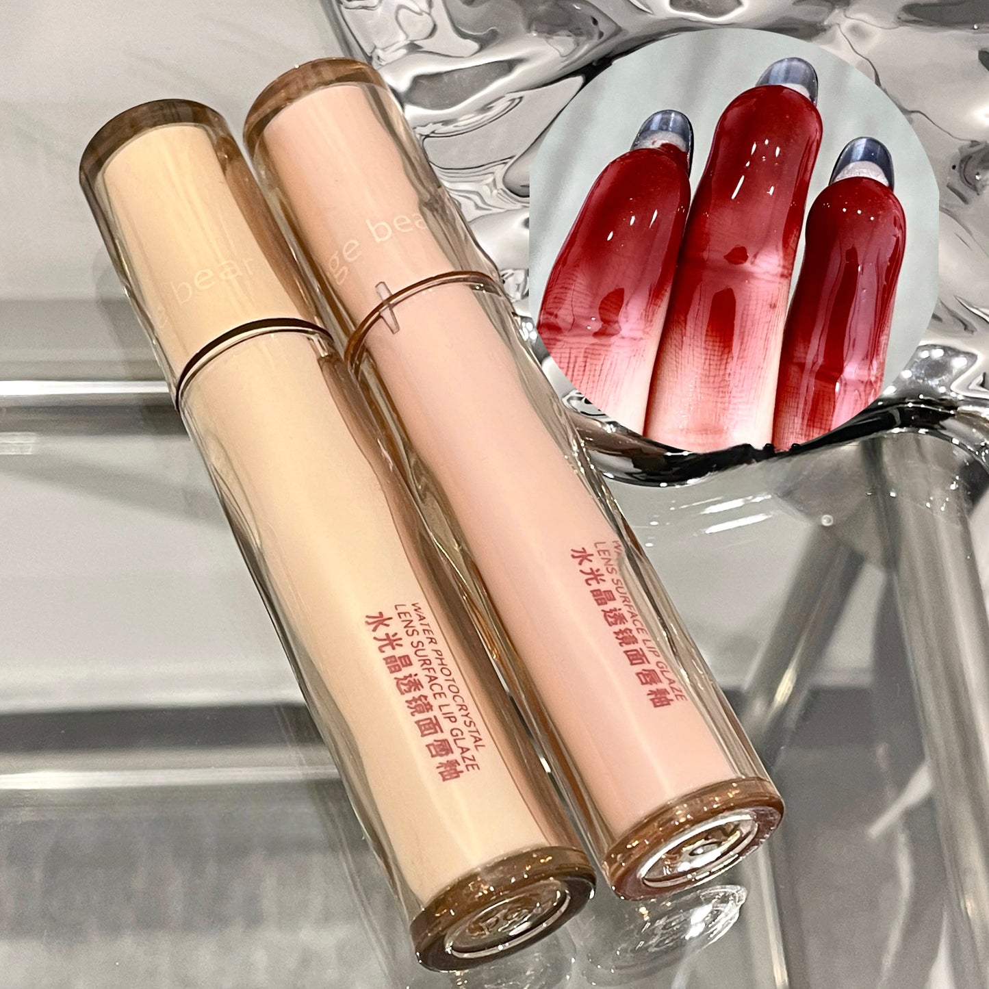 Gege Bear Water Photocrystal Lens Lip Glaze
