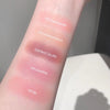 Color swatches on a wrist with labeled shades of blush.