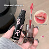 Lip gloss with applicator held by a hand, close-up of lips with gloss applied, and text 'Please apply olive peel' and 'GECE BEAR'.