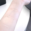 Close-up of a person's arm with text labels indicating '01 soft skin color', '02 transparent color', and '03 natural color'.
