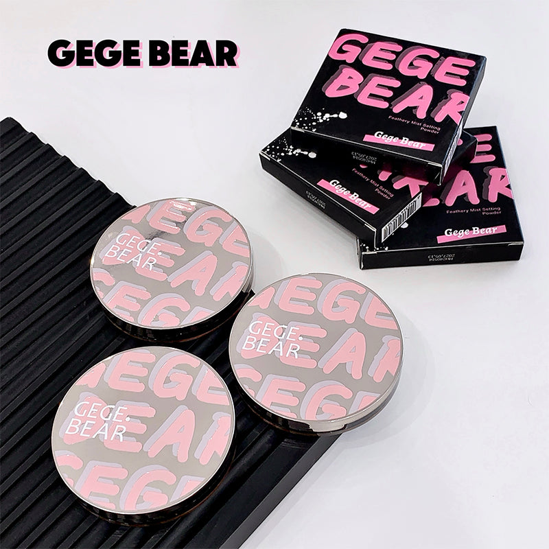 GEGE BEAR makeup products on a white background