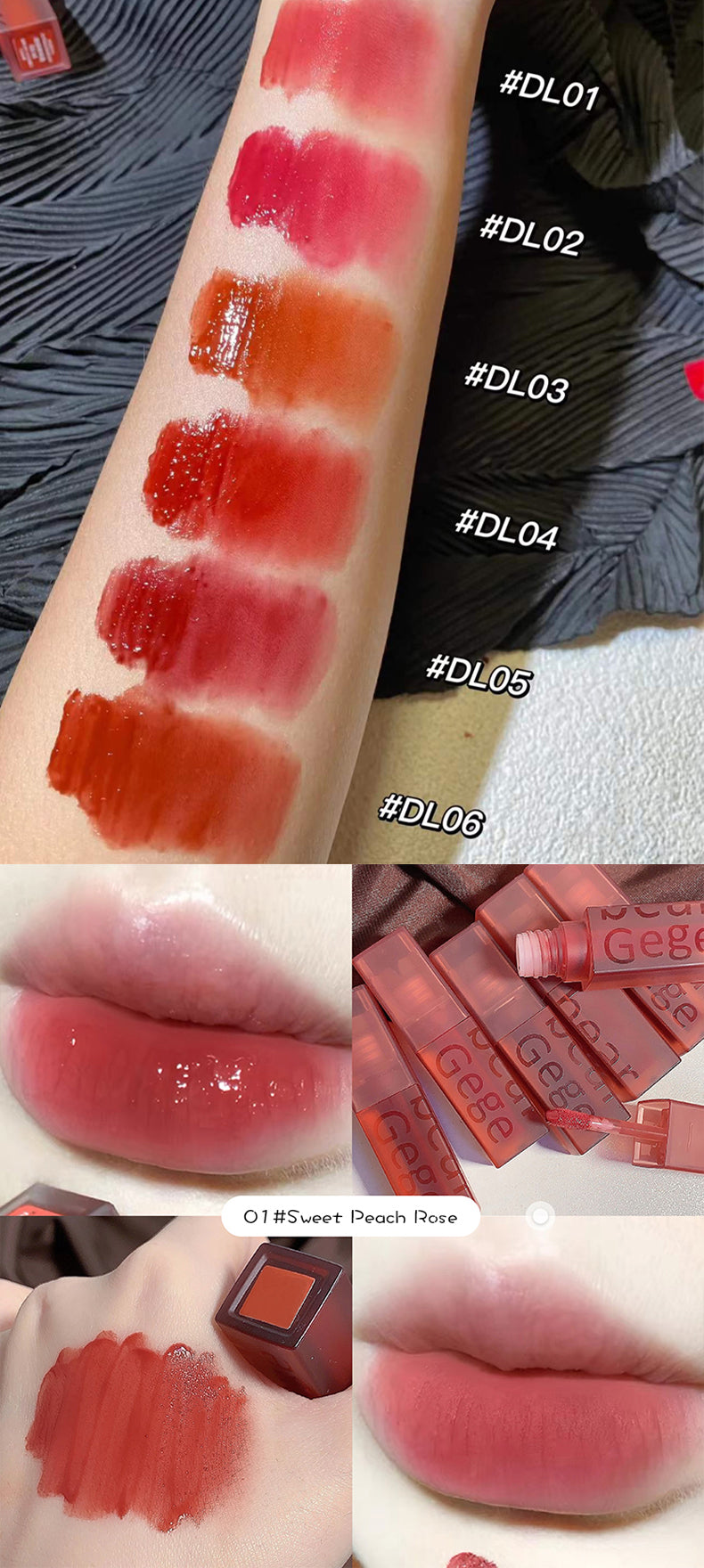 Gege Bear Velvet Lip Glaze