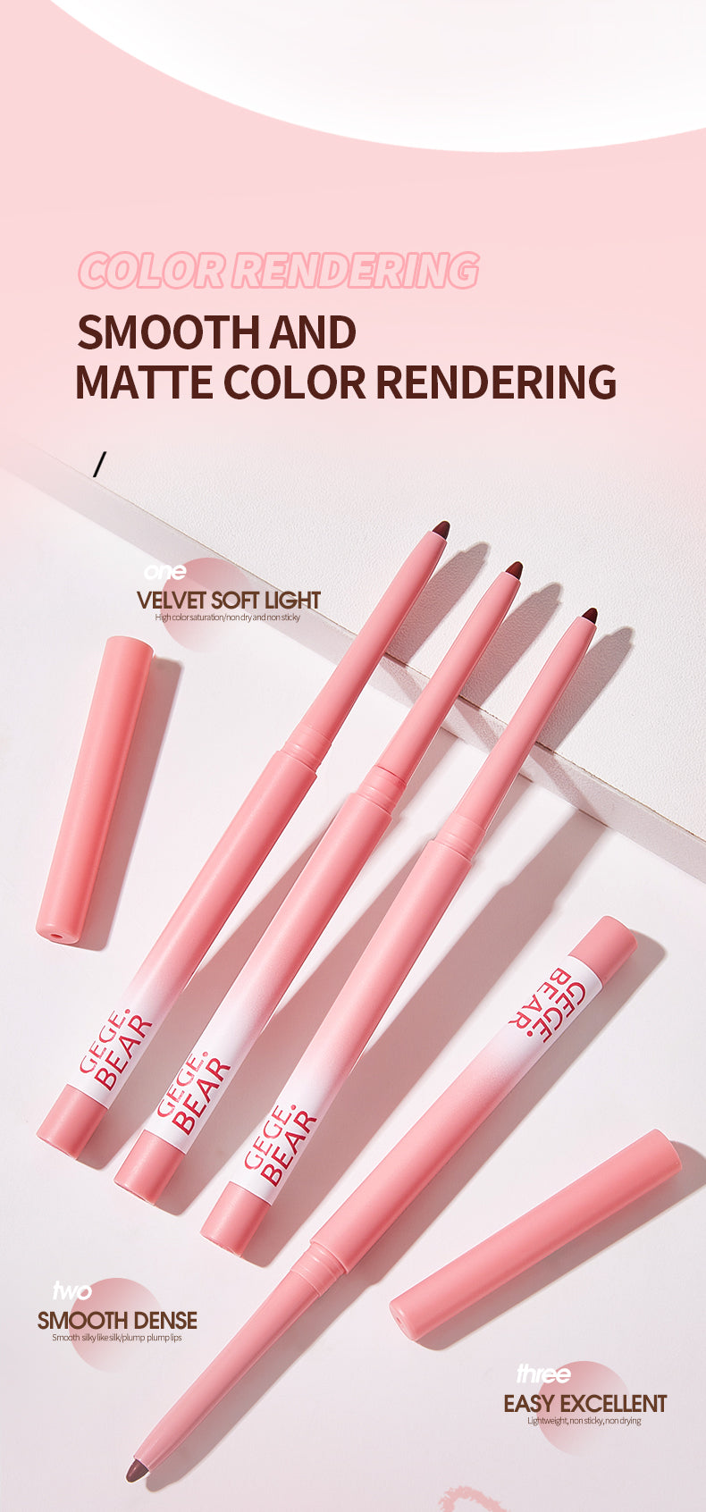 Gege Bear Air Mousse Lip Liner