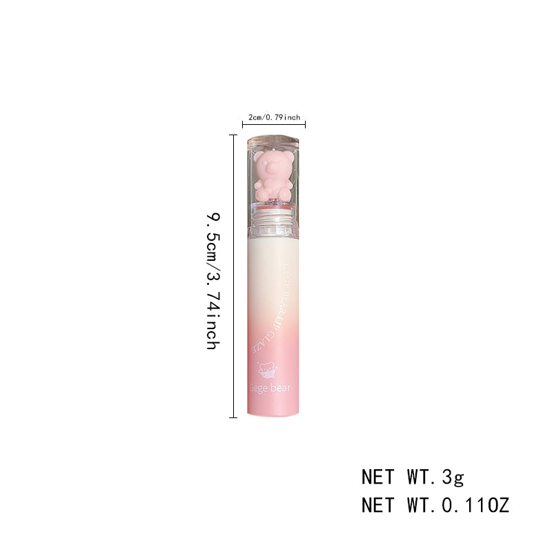 Small cylindrical container with a pink gradient and measurement details on a white background
